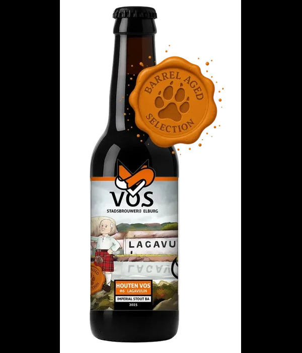 Brouwerij Vos Houten Vos #6 Barrel Aged serie bij t Bockje in Bathmen