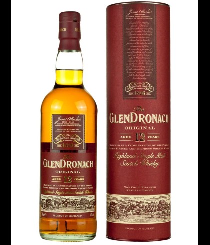 Fles GlenDronach 12 Years Old, whisky, op voorraad bij slijterij ’t Bockje in Bathmen