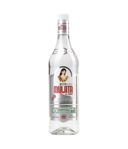 Fles Mulata Silver dry blanco, rum, op voorraad bij slijterij t Bockje in Bathmen