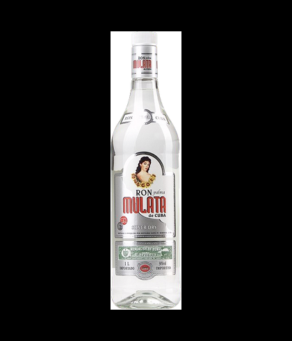 Fles Mulata Silver dry blanco, rum, op voorraad bij slijterij t Bockje in Bathmen
