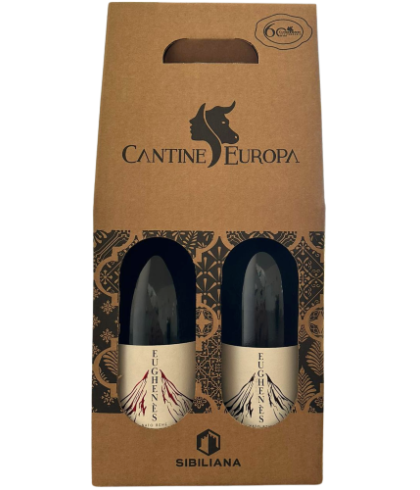 Geschenk Sibiliana Eughenes Etna Bianco & Rosso in Giftbox, bij slijterij ’t Bockje in Bathmen
