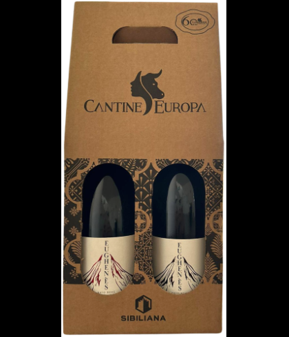 Geschenk Sibiliana Eughenes Etna Bianco & Rosso in Giftbox, bij slijterij ’t Bockje in Bathmen