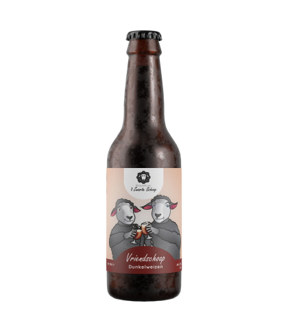 't Zwarte Schoap Vriendschoap Dunkelweizen, bier op voorraad bij slijterij t Bockje in Bathmen