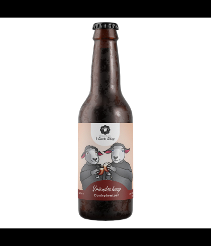 't Zwarte Schoap Vriendschoap Dunkelweizen, bier op voorraad bij slijterij t Bockje in Bathmen