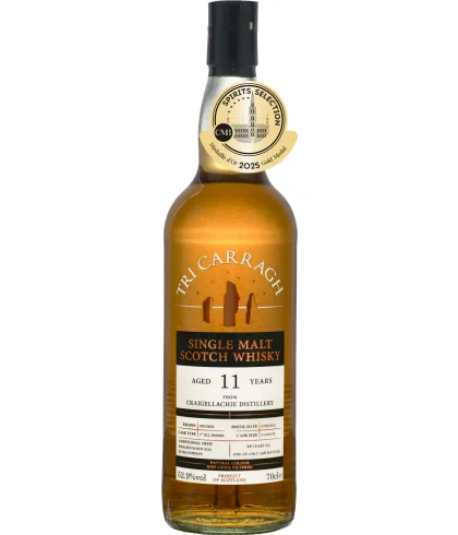 Fles Tri Carragh Craigellachie 11 Years Old 2012, whisky, bij slijterij ’t Bockje in Bathmen