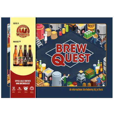 Fles Brew Quest Wilderen Bieren, bier van Wilderen, op voorraad bij slijterij t Bockje in Bathmen