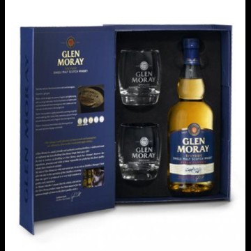 GLEN MORAY CLASSIC GESCHENK MET 2 GLAZEN