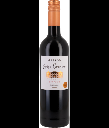 Fles Louise Bruneau Rouge Pays d'Oc, wijn op voorraad bij slijterij t Bockje in Bathmen