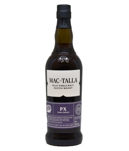 Fles Mac-Talla PX Cask, Islay single malt whisky, op voorraad bij slijterij t Bockje in Bathmen