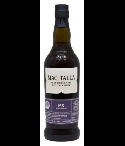Fles Mac-Talla PX Cask, Islay single malt whisky, op voorraad bij slijterij t Bockje in Bathmen