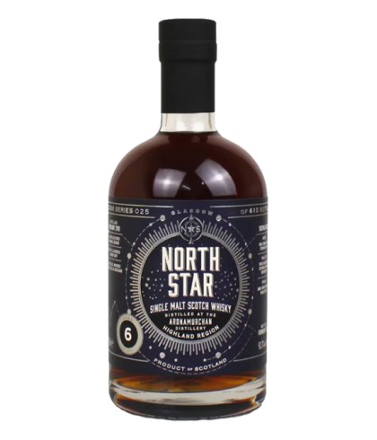 Fles North Star Ardnamurchan 6Y 2019, single malt whisky, op voorraad bij slijterij t Bockje in Bathmen