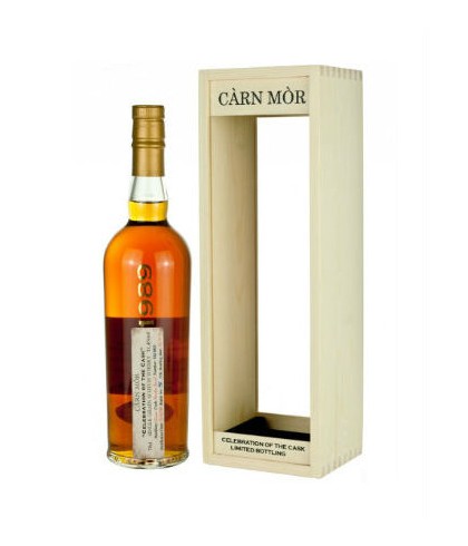 Fles Càrn Mòr Girvan 23 Years Old 1989, single malt whisky, op voorraad bij slijterij t Bockje in Bathmen
