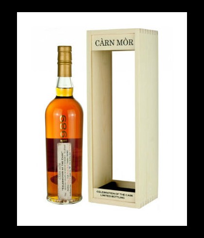 Fles C&agrave;rn M&ograve;r Girvan 23 Years Old 1989, single malt whisky, op voorraad bij slijterij t Bockje in Bathmen