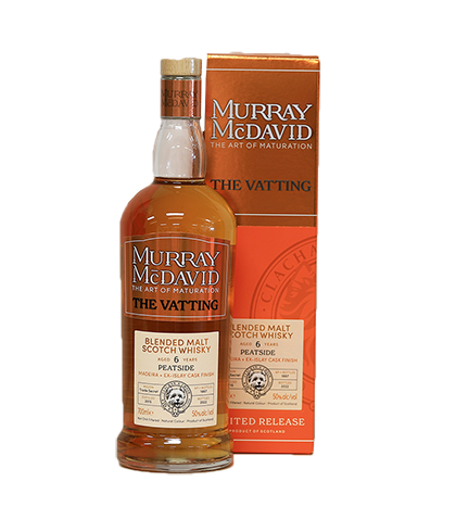 Fles Schotse whisky van bottelaar Murray McDavid, op voorraad bij slijterij t Bockje in Bathmen