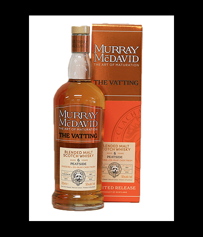 Fles Schotse whisky van bottelaar Murray McDavid, op voorraad bij slijterij t Bockje in Bathmen