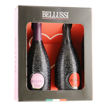Bellussi Giftbox Cuvee Prestige & Prosecco Rose