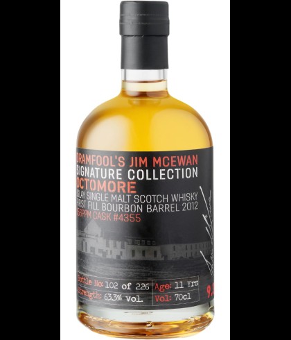 Fles Dramfool Octomore Signature Collection 9.3, Islay single malt whisky, op voorraad bij slijterij t Bockje in Bathmen
