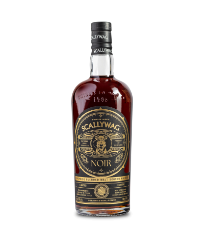Fles Scallywag Noir PX Sherry Finish 2025, Speyside blended malt van Douglas Laing, op voorraad bij slijterij ’t Bockje in Bathmen