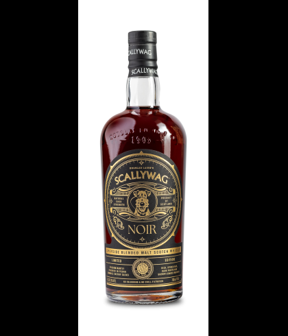 Fles Scallywag Noir PX Sherry Finish 2025, Speyside blended malt van Douglas Laing, op voorraad bij slijterij t Bockje in Bathmen
