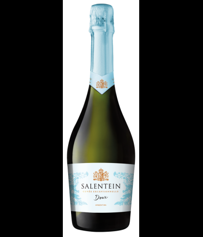 Fles Salentein Sparkling Cuvée Exceptionnelle Doux, wijn op voorraad bij slijterij t Bockje in Bathmen