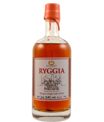 Fles Bruges Whisky Company Ryggia Inaugural Release, whisky, op voorraad bij slijterij t Bockje in Bathmen