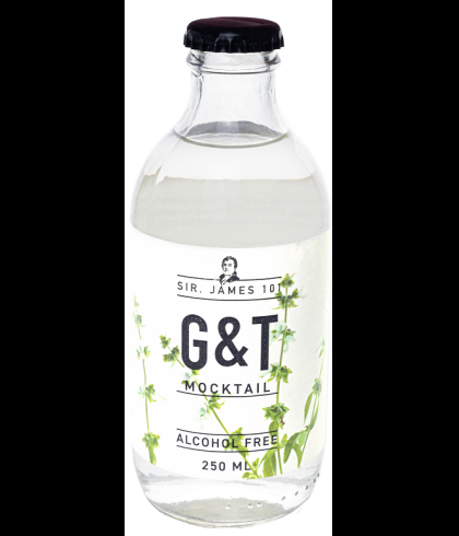 Flesje Sir. James 101 G en T van 25 centiliter, alcoholvrije kant-en-klare mocktail, bij slijterij t Bockje in Bathmen