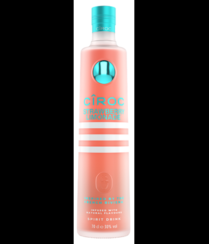 Fles Ciroc Strawberry Limonade, wodka, bij slijterij t Bockje in Bathmen