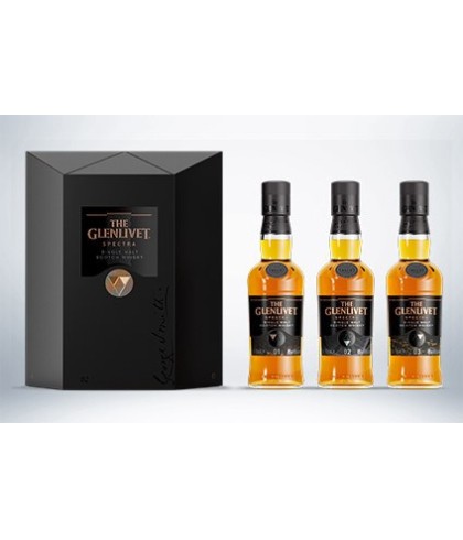 Geschenk The Glenlivet Spectra 3x20cl, bij slijterij ’t Bockje in Bathmen