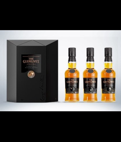 Geschenk The Glenlivet Spectra 3x20cl, bij slijterij ’t Bockje in Bathmen