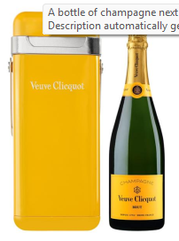 Fles Veuve Clicquot Champagne brut cooler, wijn, op voorraad bij slijterij ’t Bockje in Bathmen