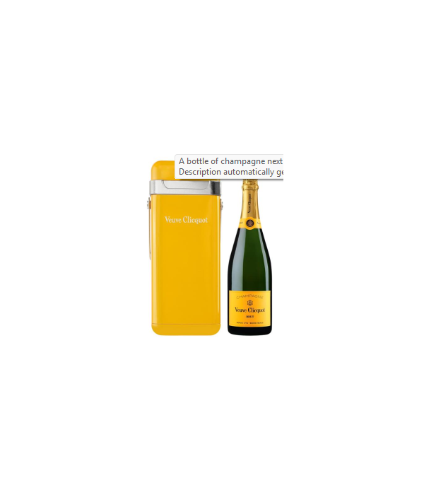 Veuve Clicquot Champagne brut cooler, wijn bij t Bockje in Bathmen
