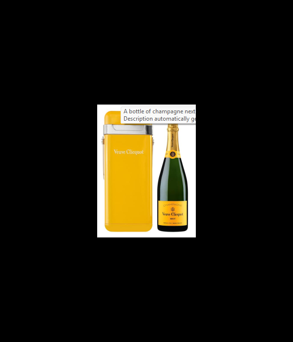 Veuve Clicquot Champagne brut cooler, wijn bij t Bockje in Bathmen