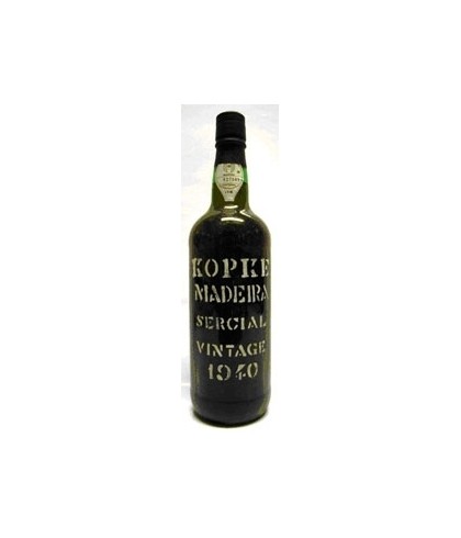 Madeira of marsala Kopke Madeira Sercial Vintage 1940, bij slijterij ’t Bockje in Bathmen