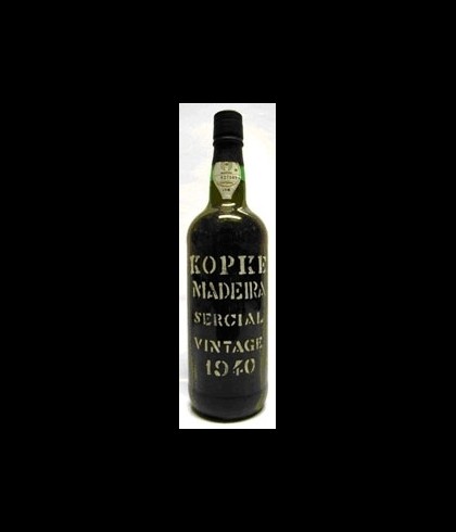 Madeira of marsala Kopke Madeira Sercial Vintage 1940, bij slijterij ’t Bockje in Bathmen