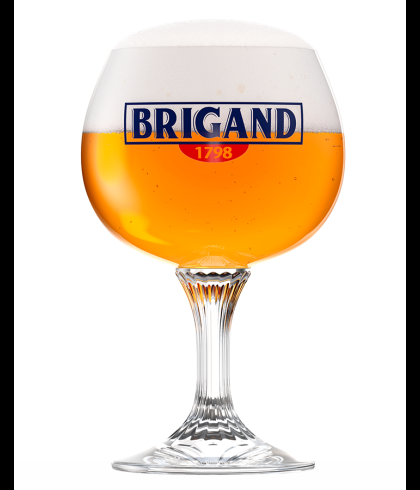 Brigand Bierbokaal, glas bij t Bockje in Bathmen