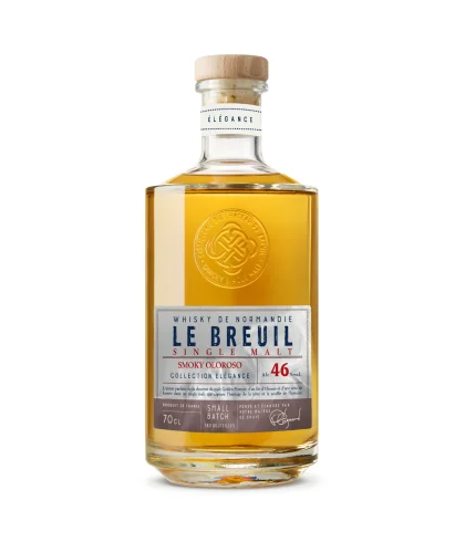 Fles Château du Breuil Le Breuil Collection Elegance Smokey Oloroso, whisky, op voorraad bij slijterij ’t Bockje in Bathmen