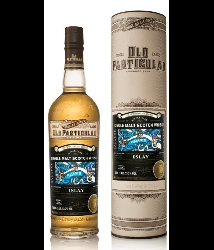 Fles Old Particular Spiritualist Series Islay, Schots enkel vat van bottelaar Old Particular, op voorraad bij slijterij t Bockje in Bathmen
