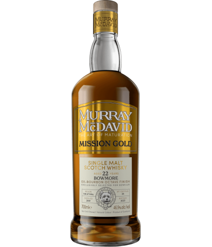 Fles Schotse whisky van bottelaar Murray McDavid, op voorraad bij slijterij t Bockje in Bathmen