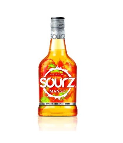 Sourz Mango, op voorraad bij slijterij t Bockje in Bathmen