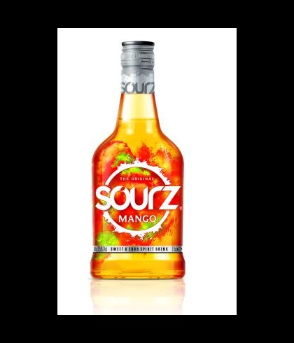 Sourz Mango, op voorraad bij slijterij t Bockje in Bathmen