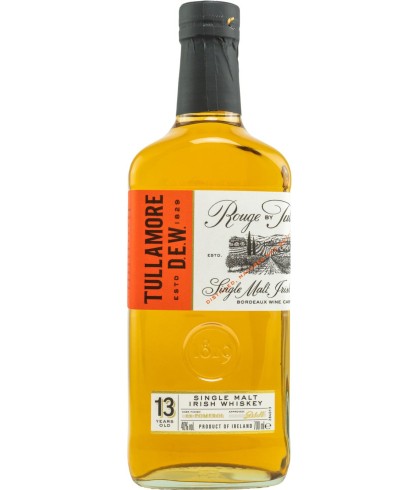 Fles Tullamore Dew Rouge 13 Years Old, Ierse whiskey uit Tullamore, op voorraad bij slijterij t Bockje in Bathmen