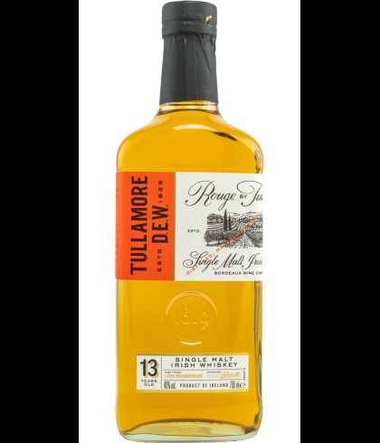 Fles Tullamore Dew Rouge 13 Years Old, Ierse whiskey uit Tullamore, op voorraad bij slijterij t Bockje in Bathmen