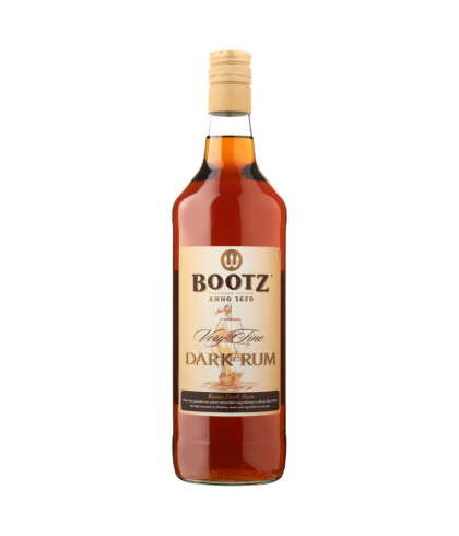 Fles Bootz Rum Dark, rum, bij slijterij t Bockje in Bathmen