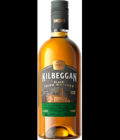 Fles Iers whiskey van Kilbeggan, op voorraad bij slijterij t Bockje in Bathmen