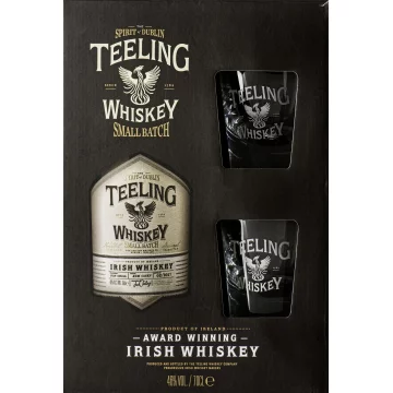Teeling Whiskey Small Batch Giftpack met 2 Glazen