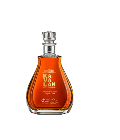 Fles Taiwanese single malt van Kavalan, op voorraad bij slijterij t Bockje in Bathmen