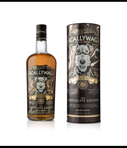 Fles Scallywag The Chocolate Edition, Speyside blended malt van Douglas Laing, op voorraad bij slijterij t Bockje in Bathmen