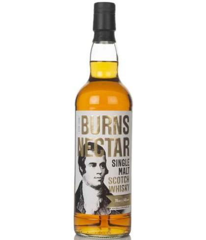 Fles ROBERT BURNS Nectar, whisky, op voorraad bij slijterij t Bockje in Bathmen