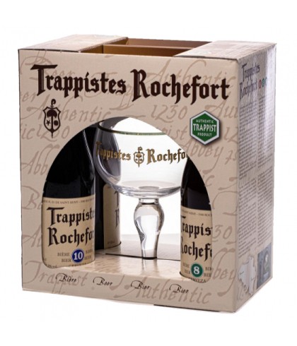 Trappistes Rochefort Geschenkverpakking, fles bij slijterij t Bockje in Bathmen