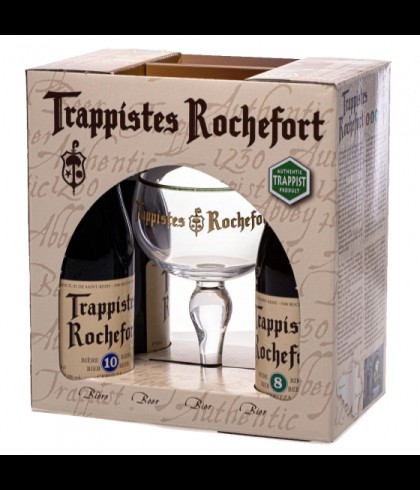 Trappistes Rochefort Geschenkverpakking, fles bij slijterij t Bockje in Bathmen